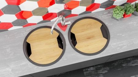 Кухонная мойка KitKraken Stream White 51 Белая