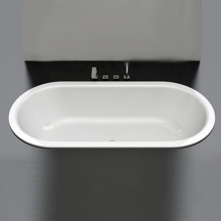 BETTE Starlet Flair Oval Ванна  с шумоизоляцией  158х68х42см, с самоочищающимся покрытием Glaze Plus, белая, артикул 8772-000 PLUS