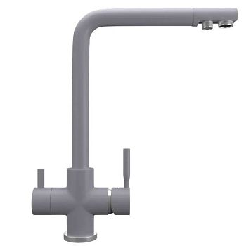 Смеситель для кухни Ulgran UQ-016-05, бетон