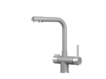 Смеситель для кухни GRANULA (5008, АЛЮМИНИУМ)