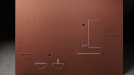 ANTONIO LUPI SESAMO Держатель для туалетной бумаги, встраиваемый в стену, из нержавеющей стали AISI 304, отделка «алюминий, артикул SESAMO4