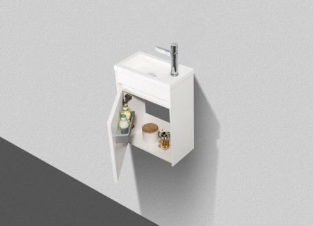 Мебель для ванной комнаты BELBAGNO PIETRA MINI-400, артикул PIETRA MINI-400-1A-SO-PT-R