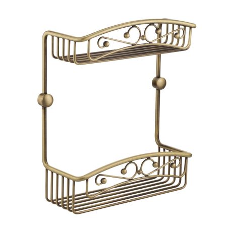 COMPLEMENTI Решетка двойная L25xP10xH30 см., бронза, артикул 22025