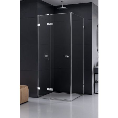 Душевое ограждение NEW TRENDY EVENTA L 90x80x200 EXK-0130/EXK-0139 (хром), артикул EXK-0130/EXK-0139