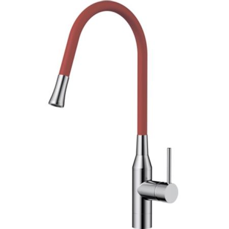 Смеситель для кухни, OMOIKIRI, Yatomi, тип открывания воды-однорычажный, тип регулирования воды-керамический картридж, монтаж-на раковину/столешницу, отверстия для монтажа-1, высота, мм-475, вынос излива, мм-285, тип излива-поворотный, подвижный шланг, ти