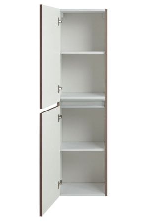 ELEGANT Пенал настенный, подвесной, Капучино AM-ELEGANT-1500-2А-SO-CM-LED, артикул AM-ELEGANT-1500-2А-SO-CM-LED