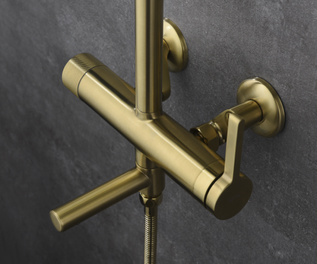 Душевая система Bronze de Luxe AVANTGARDE 2039GB, бронза, артикул 2039GB