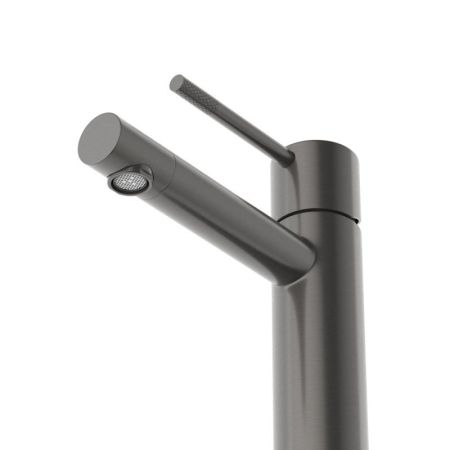 RELAX-LS2-NOP Смеситель для раковины однорычажный с донным клапаном, черный матовый, артикул RELAX-LS2-NOP