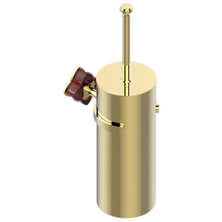 THG PETALE DE CRISTAL ROUGE Ёршик для унитаза, подвесной, цвет полированное золото, артикул U6C-F01-4720C