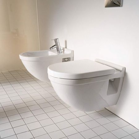 Duravit Starck 3 Унитаз подвесной, 540х360 мм, с креплением Durafix,  цвет белый, артикул 2225090000