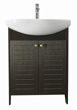 Тумба "Кантри" с раковиной Стелла 65, Венге, артикул ЛС-00002284