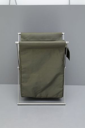 Корзина для белья Allen Brau Priority сталь/оливковый, артикул 00312048