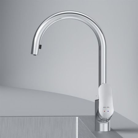 F8012000_-ххх Like, смеситель д/кухни с вытяжным изливом, хром, шт., артикул F8012000