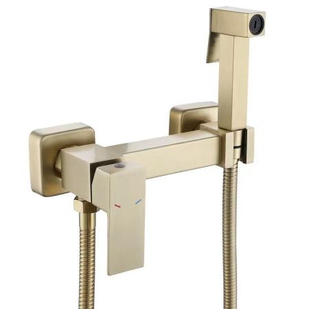 Гигиенический душ со смесителем Savol S-FXQ007C, матовое золото, артикул S-FXQ007C