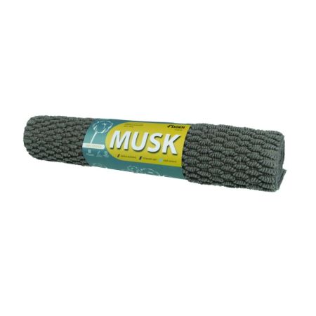 Коврик для ванной комнаты FIXSEN MUSK FX-8010K, серый, артикул FX-8010K