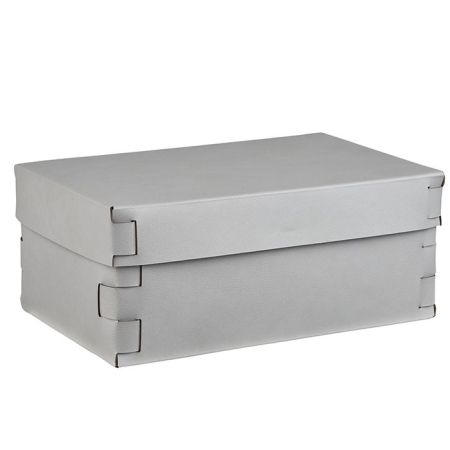 ADJ Коробка Snob, 32x20xH13,5 см., цвет: устричный/пепельная роза, артикул 3220.02/07