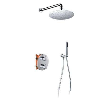 Душевой комплект VSFW-101TCH термостатический встраиваемый, двухрежимный, хром, артикул VSFW-101TCH