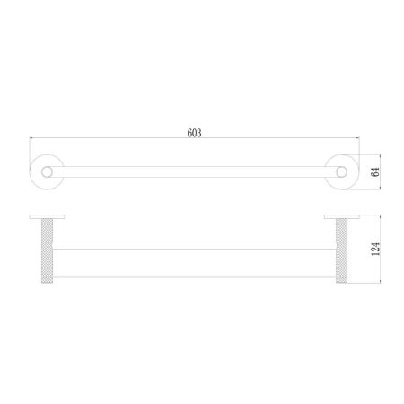 Полотенцедержатель Savol S-002148C, матовое золото, артикул S-002148C
