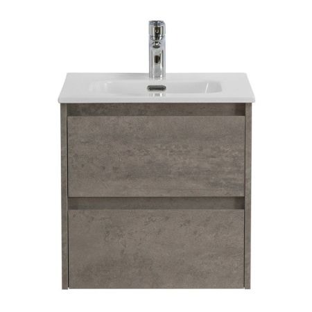 KRAFT База под раковину подвесная с двумя выкатными ящиками, Rovere Nebrasca Nature, 500x460x500, KRAFT-500-2C-SO-RNN, артикул KRAFT-500-2C-SO-RNN