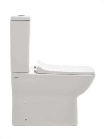 AQM1004 Унитаз напольный Rimless с сиденьем SoftClose, горизонтальный выпуск. 615x350x410мм AQM1004 Унитаз напольный Rimless с сиденьем SoftClose, горизонтальный выпуск. 615x350x410мм