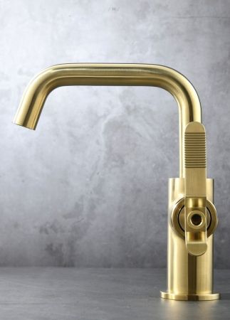 Смеситель для раковины Bronze de Luxe 1760S 1178CG Золото матовое, артикул 1178CG