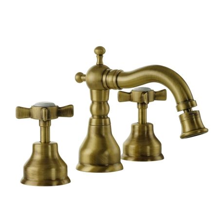 PRINCETON Смеситель для биде на 3 отв., бронза, артикул 19342
