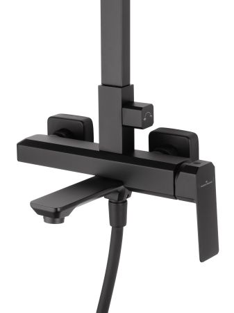 Душевая система WONZON & WOGHAND DIAMOND, Черный матовый (WW-88739011-MB), артикул WW-88739011-MB