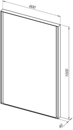 Зеркало Allen Brau Infinity 60 1.21019.BL черный, артикул 1.21019.BL