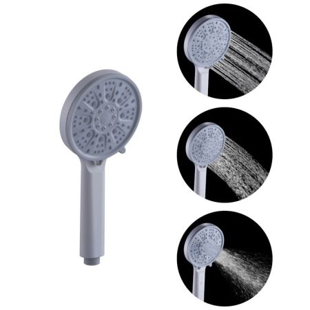 Лейка для душа FASHUN A019-8, белый/серый