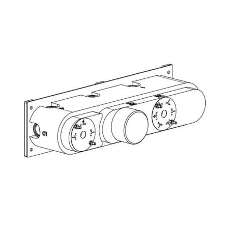 Внутрення часть, Carimali, для  термостатического смесителя на 4 выхода, артикул W5102