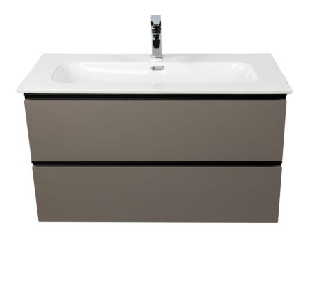 Комплект мебели Visobath Granada, 1000 мм, цвет кварцевый матовый лак (Quarzo), артикул 76544/Quarzo