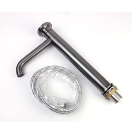 Смеситель для раковины Bronze de Luxe 9008GM-R, графит/красный