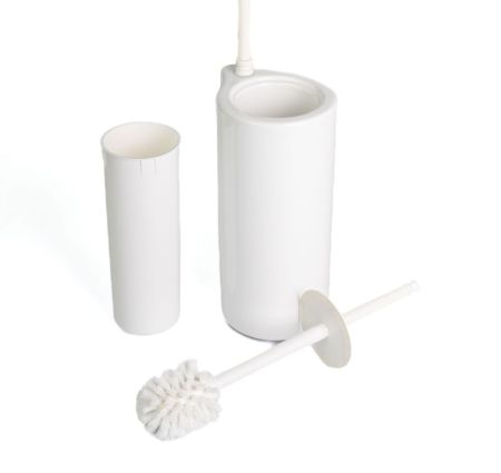 Stil Haus Hashi, стойка h62 см: бумагодержатель/белый керамический ёрш, цвет белый матовый, артикул 972(24)