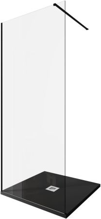 Душевая перегородка Allen Brau Infinity 1 90 3.21009.BBA черный браш, артикул 3.21009.BBA