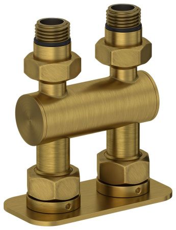 Модуль 2х1/2" прямой EU50 (Состаренная ЛАТУНЬ) Модуль 2х1/2" прямой EU50 (Состаренная ЛАТУНЬ)