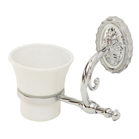 EDERA Стакан настенный, керамика/хром, артикул 16928