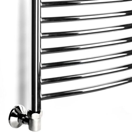 Водяной полотенцесушитель Ника Arc ЛД (г3) 100x40 Хром, артикул ЛД (г3) 100x40