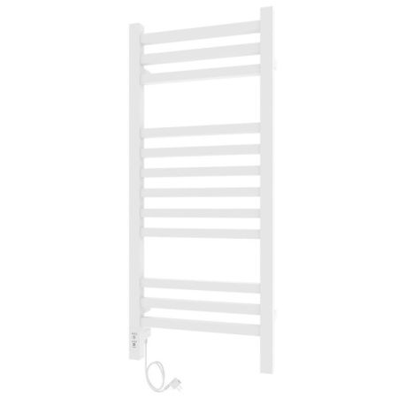 Полотенцесушитель электро "Астор ЧК12 350х900", белый муар, левый