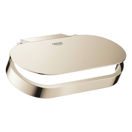 Держатель для туалетной бумаги GROHE Selection, с крышкой, никель глянец (41069BE0), артикул 41069BE0