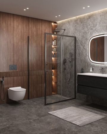 MOLVENO-AH-11-150/90-C-BORO-IV Душевой уголок, артикул MOLVENO-AH-11-150/90-C-BORO-IV