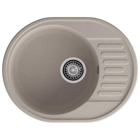 Кухонная мойка GranFest QUARZ 58, песочный, артикул 58 песочный