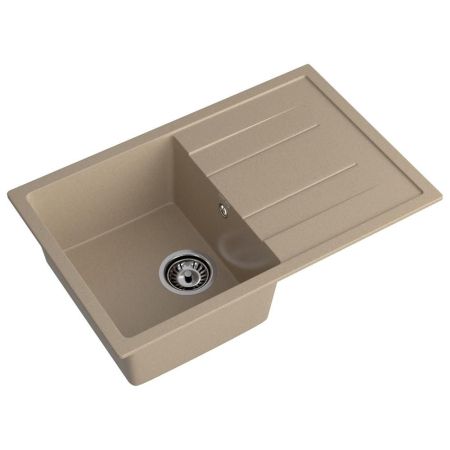Кухонная мойка GranFest QUADRO 780L, песок, артикул Q-780L песочный