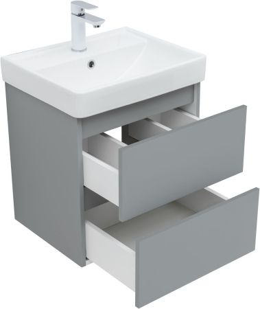 Тумба под раковину Aquanet Вега 2.0 50 мисти грин, артикул 00337958