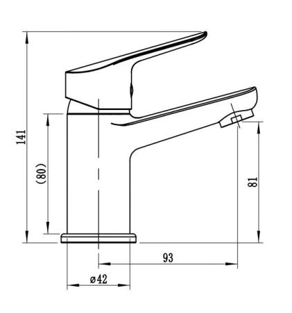 Смеситель Spring для раковиныовины, артикул: SG26M