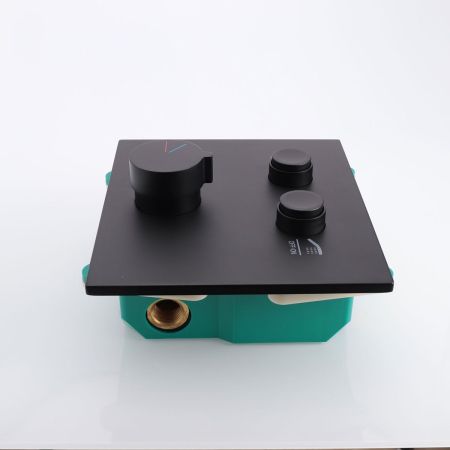 Встраиваемый смеситель для душа VSCV-421MB двухфункциональный, черный, артикул VSCV-421MB