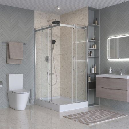 MARINO-2-AH-2-120/90-C-GM Душевой уголок, артикул MARINO-2-AH-2-120/90-C-GM