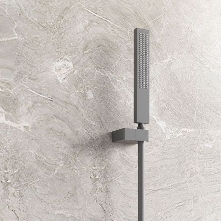 Душевой комплект Futura VSFW-2F11TGM термостатический встраиваемый, 3 режима, вороненая сталь, артикул VSFW-2F11TGM