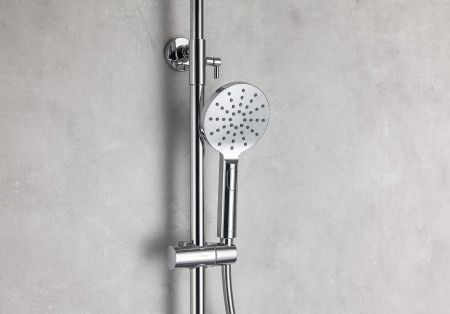 Душевая система 3jet 250мм AQUATEK AQ2040CR, артикул AQ2040CR