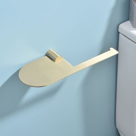 Держатель для туалетной бумаги Raglo R300.03.03, золотой сатин