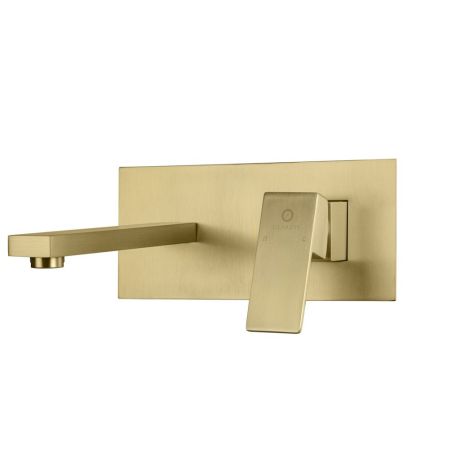 Смеситель для раковины встраиваемый FILARETE Fing FL4040MG, матовое золото